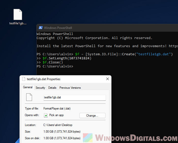How to Create Large Test Files in Windows 11 or 10