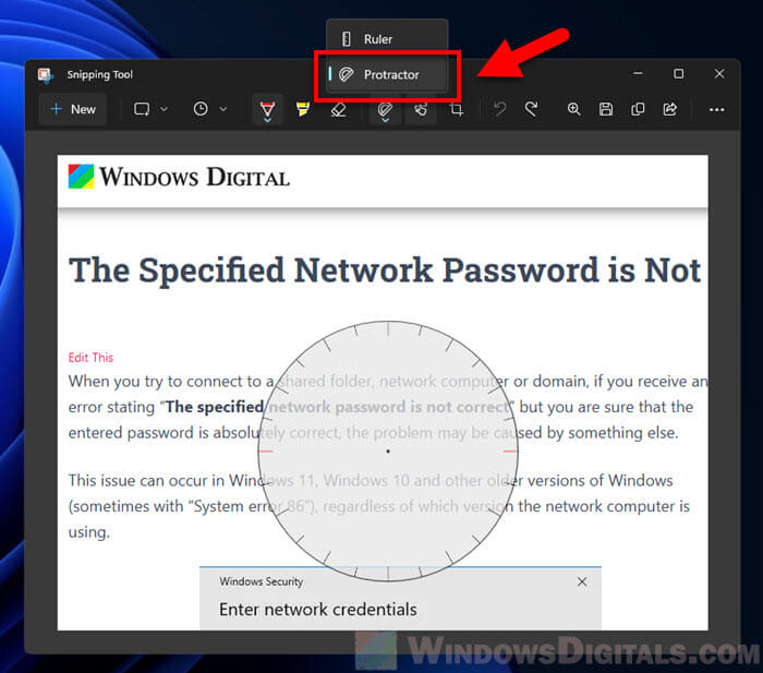 How to Draw a Box Around Text in Snipping Tool