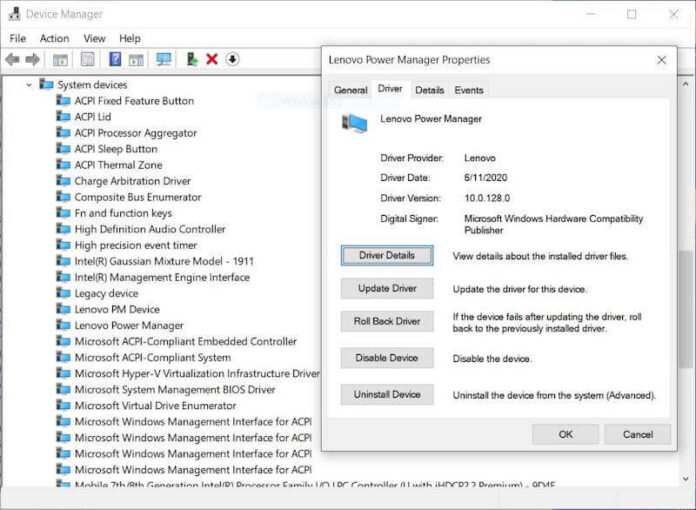 Fix Lenovo Power Manager does not Work in Windows 10 Issue