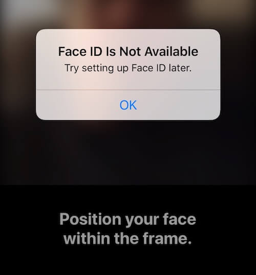 Fix Face ID Not Available or Not Working on iPhone/iPad Issue