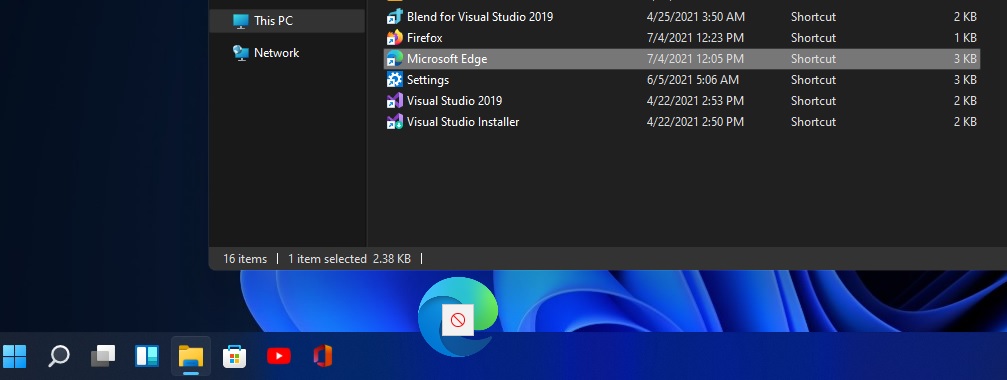 Windows 11 disables drag & drop feature for taskbar, and users are not