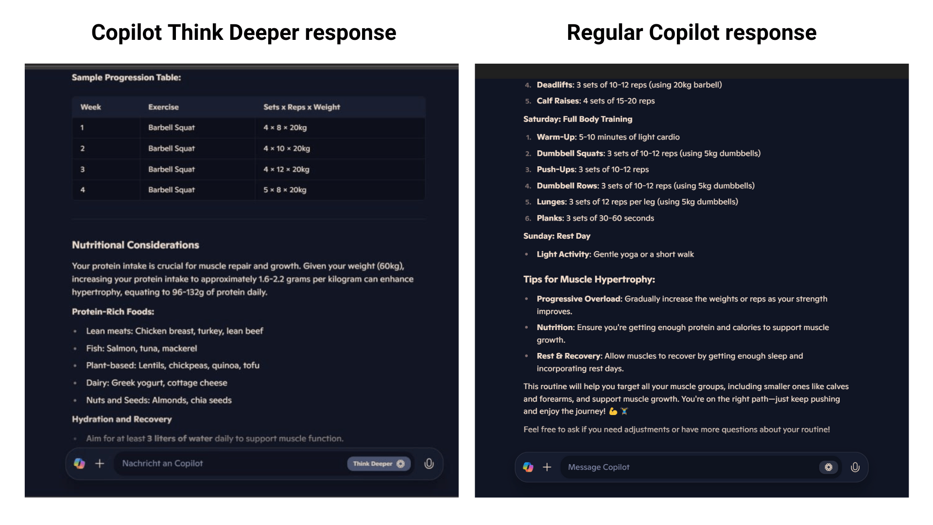 Microsoft is rolling out "Think Deeper" to free Copilot, and results(04)