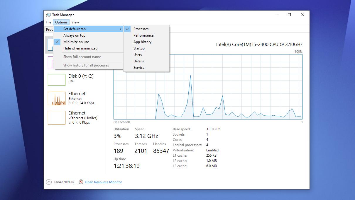 Windows 10 19H1 to Bring New Task Manager Features