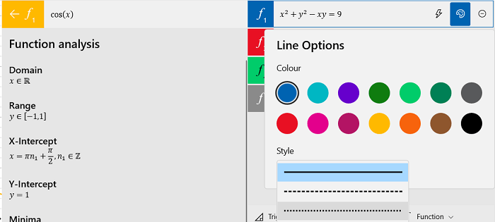 How to use the Graphing Calculator in Windows 10