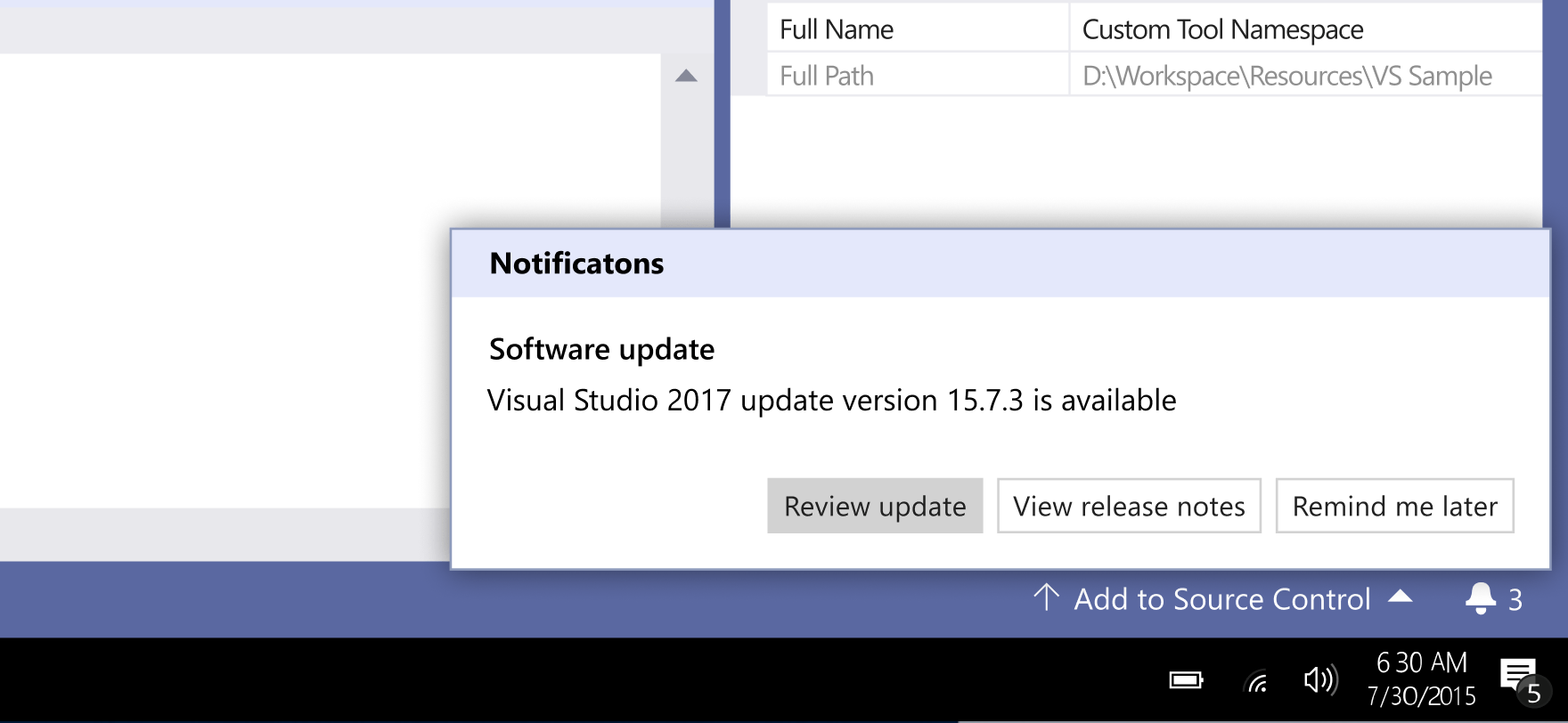 Visual Studio 2019 linked to disappearing task bar icons and failure of