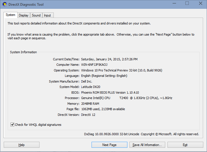 Best Windows 10 build version for an old laptop?