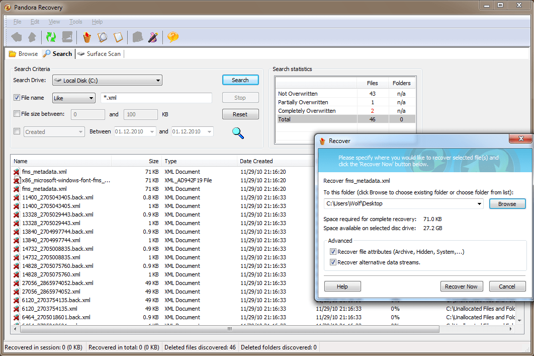 Gelöschte/verlorene Dateien wiederherstellen mit iBeesoft Freeware