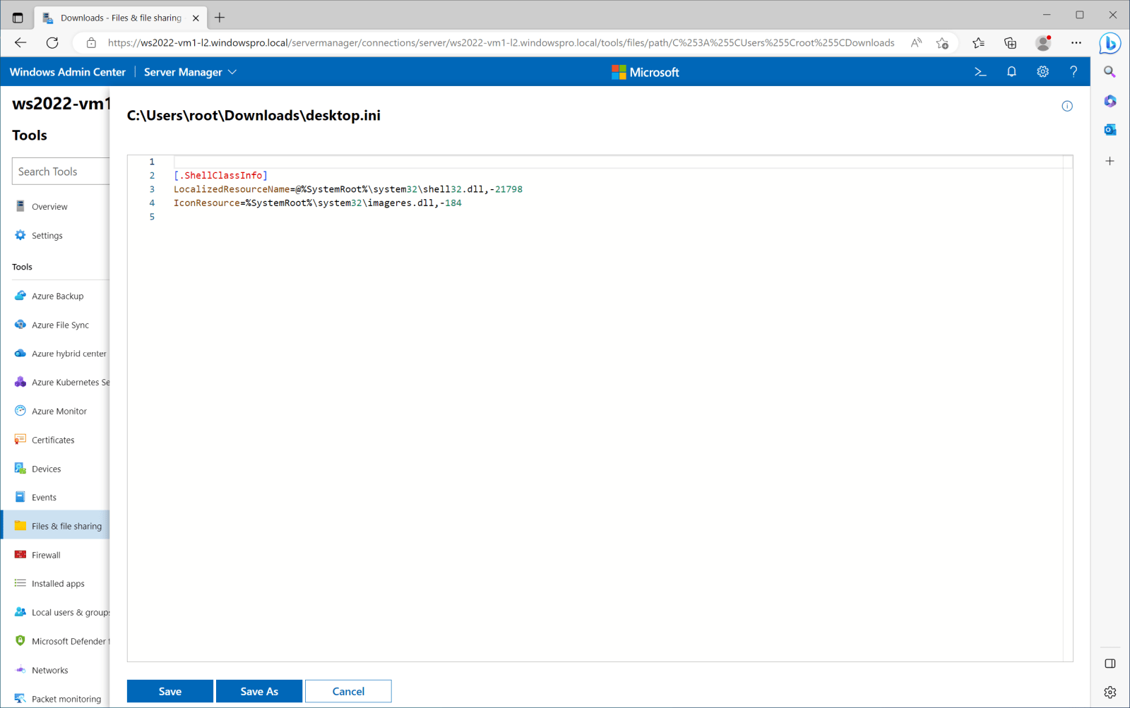 Windows Admin Center 2306 Erweitertes Management von HyperV, Cluster