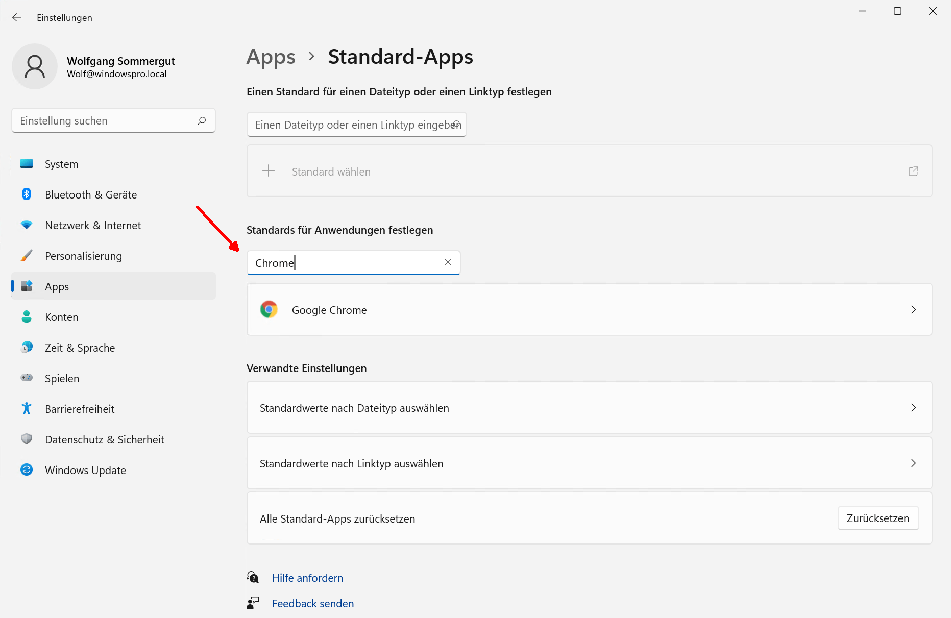 StandardBrowser in Windows 11 über GPO festlegen WindowsPro
