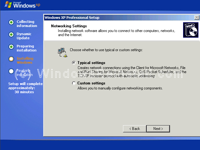 Windows XP Professional X64 install from CD