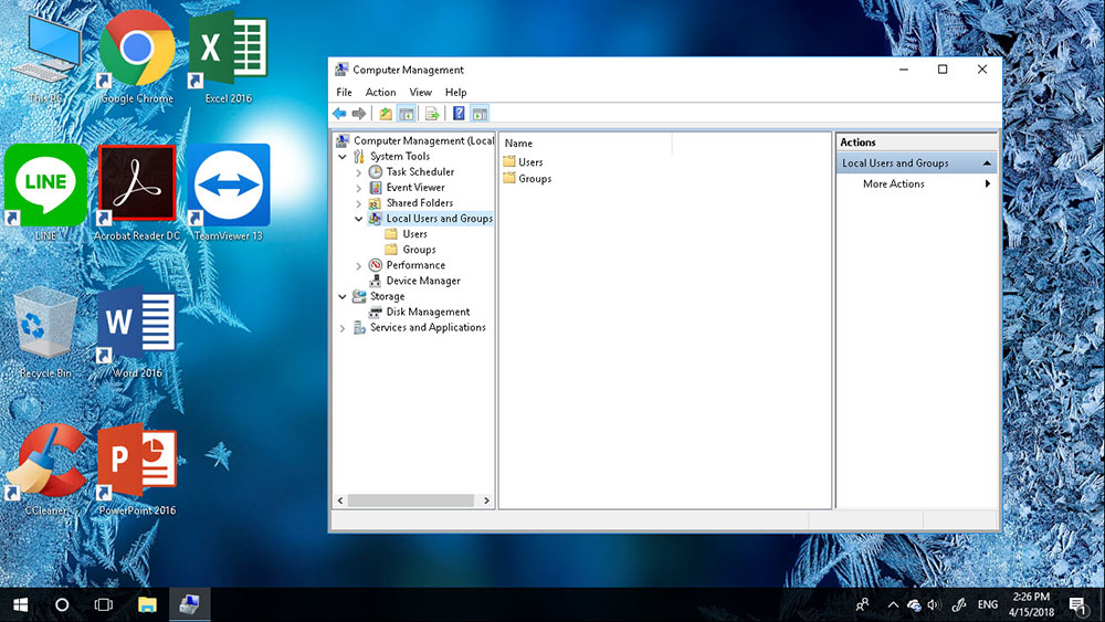Local Users and Groups Windows 10 หายไปไหน WINDOWSSIAM