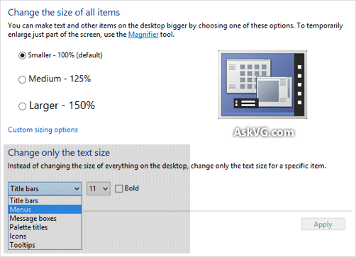 [Tutorial] Change Advanced Appearance Settings in Windows 8 and 7