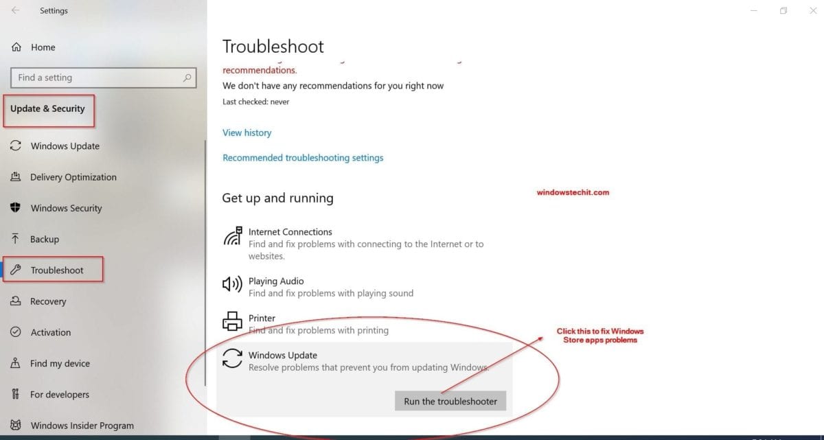 Use a fix-it tool with Windows 10 Microsoft Support