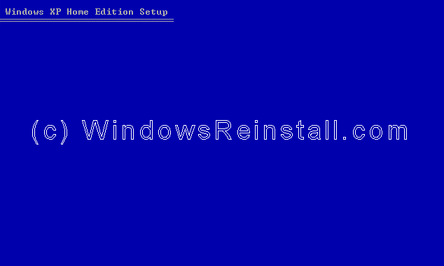 Windows XP Home Repair Guide