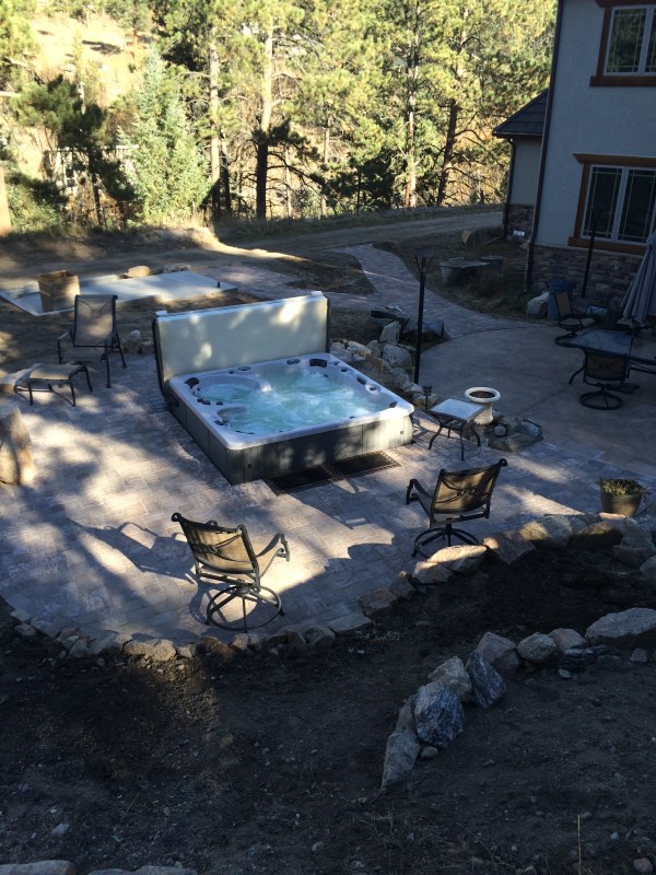 Inground Install Photos of Wind River Spas Customers Hot Tubs