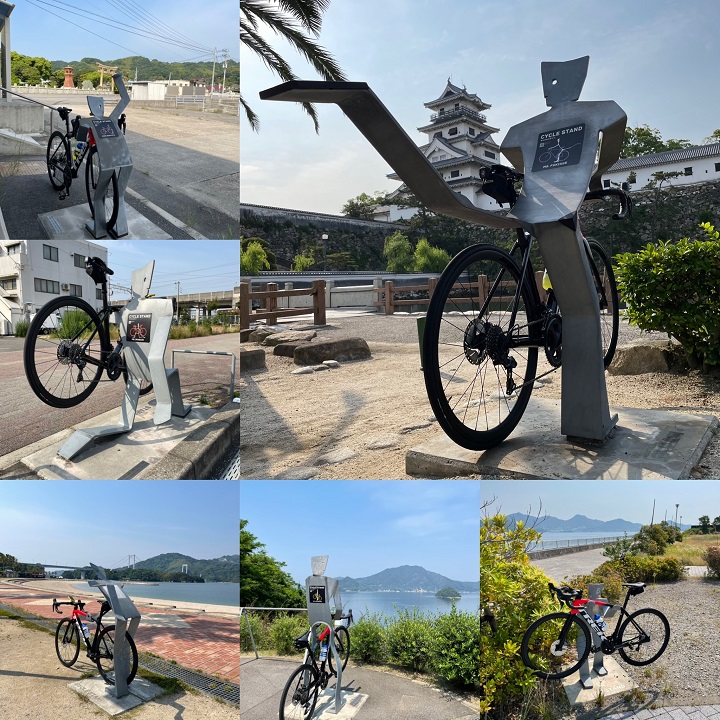今治・しまなみ海道にある人型スタンド？！探しにロードバイク巡り 愛媛県西条市ロードバイク・クロスバイク｜ウインズバイクス