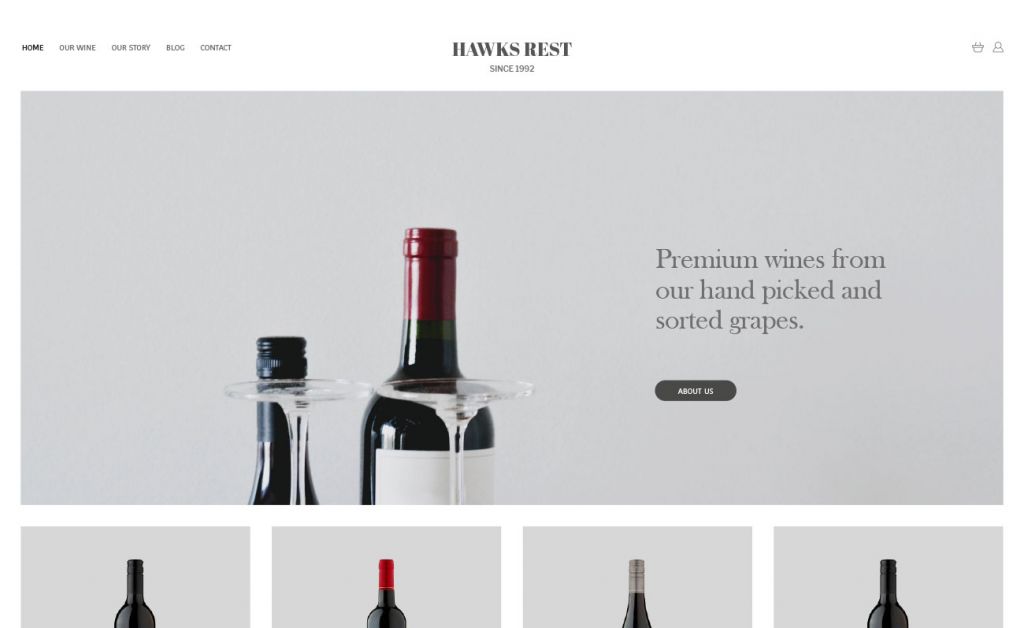 Winery website design and build WinenGear