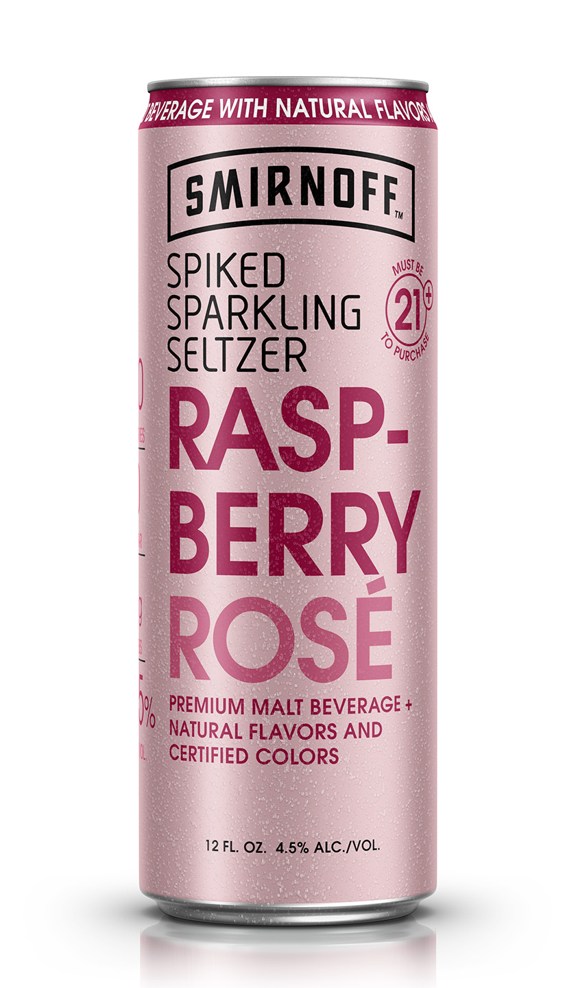 Smirnoff ‘s Splashy Patriotic Bottle for Red, White & Berry Vodka
