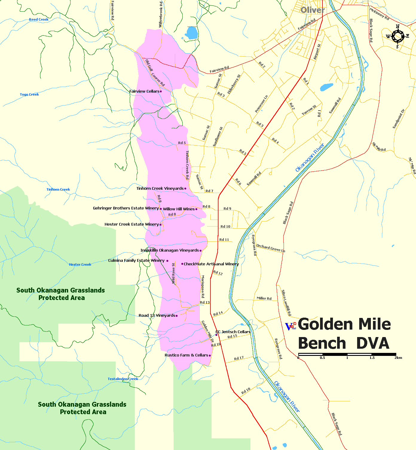 Golden Mile Bench DVA, British Columbia