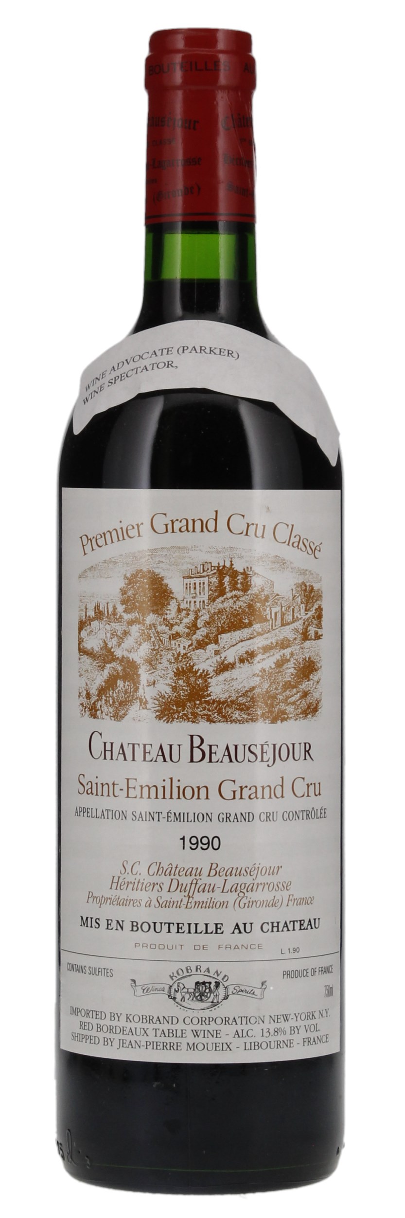 1990 Château Beausejour (Duffau Lagarrosse) Bordeaux Red Blends (Claret