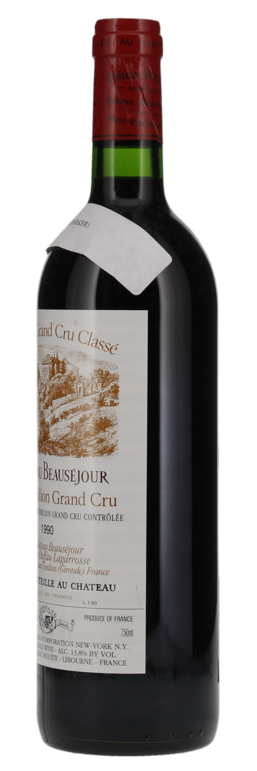 1990 Château Beausejour (Duffau Lagarrosse) Bordeaux Red Blends (Claret