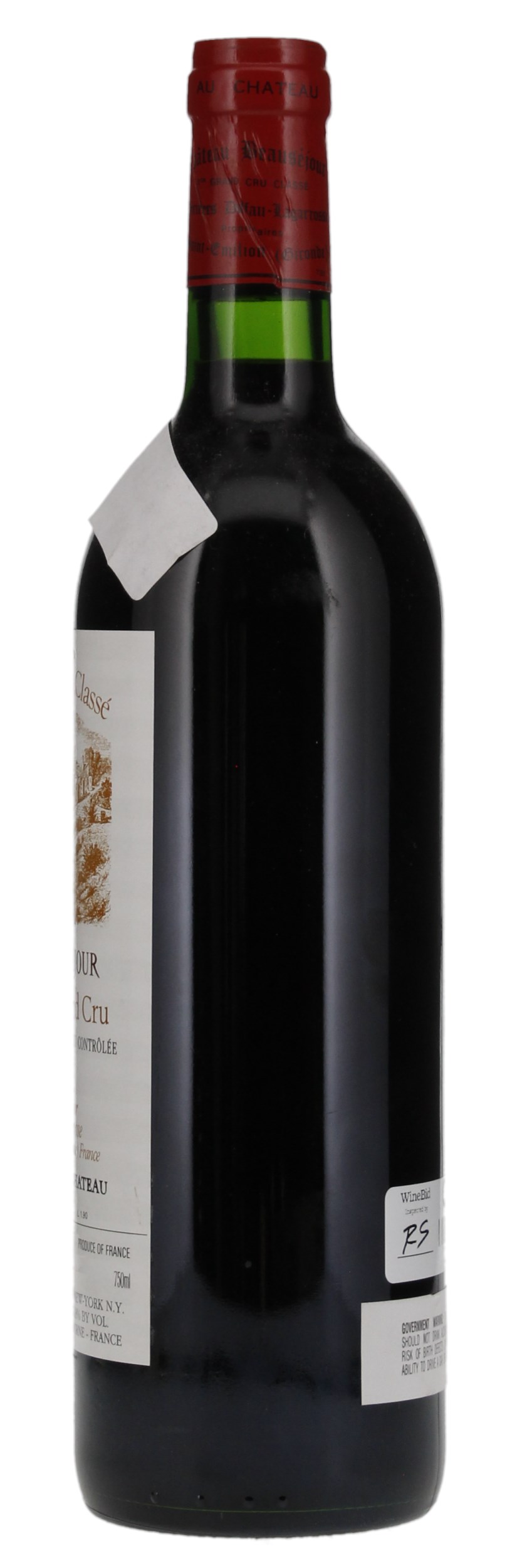 1990 Château Beausejour (Duffau Lagarrosse) Bordeaux Red Blends (Claret