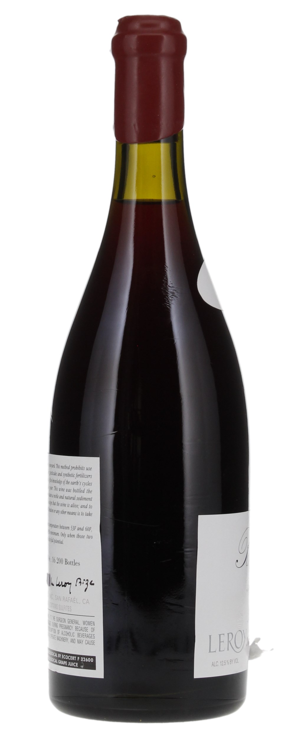 2004 Domaine Leroy Bourgogne Rouge Pinot Noir WineBid