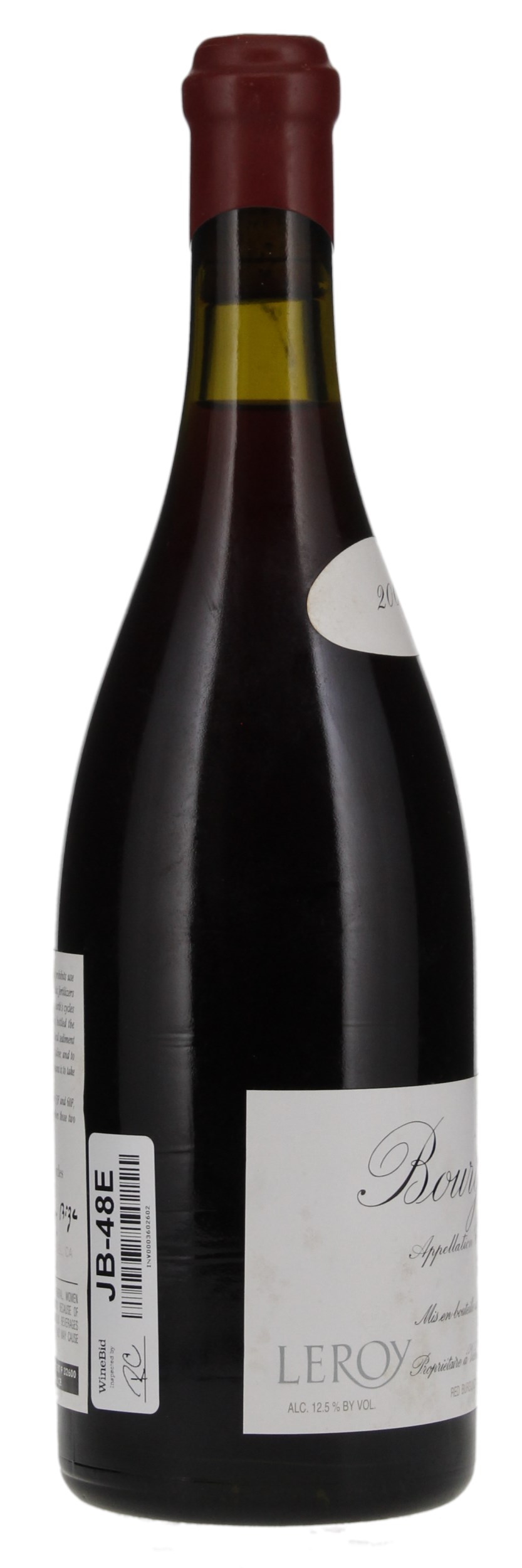 2004 Domaine Leroy Bourgogne Rouge Pinot Noir WineBid