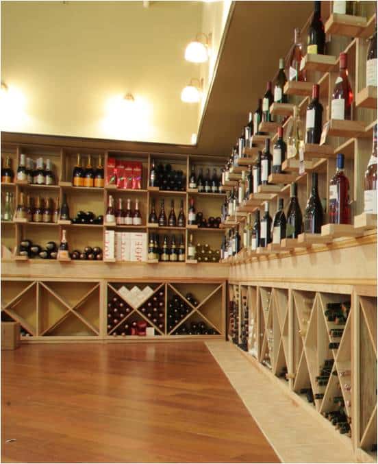 wooden wine racks