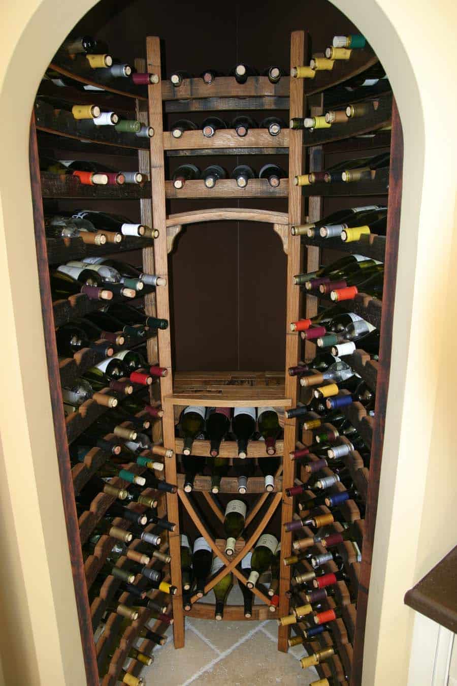 Reclaimed Wine Barrel Racking