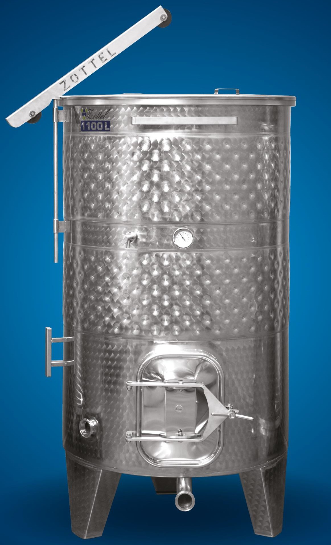Variable Capacity Slope Bottom Tank with Jacket