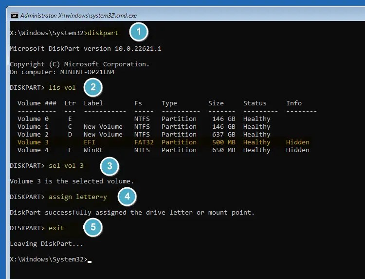 How to Rebuild the EFI Boot Partition, BCD and Boot Files »