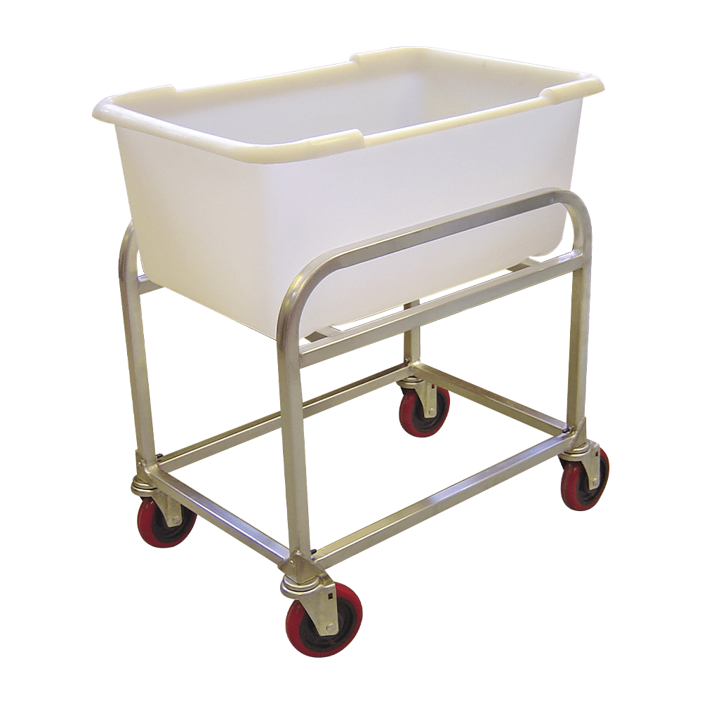 Bulk Mover, 6 Bushel Blue Tub, Stainless Steel BaseWinholt Equipment Group