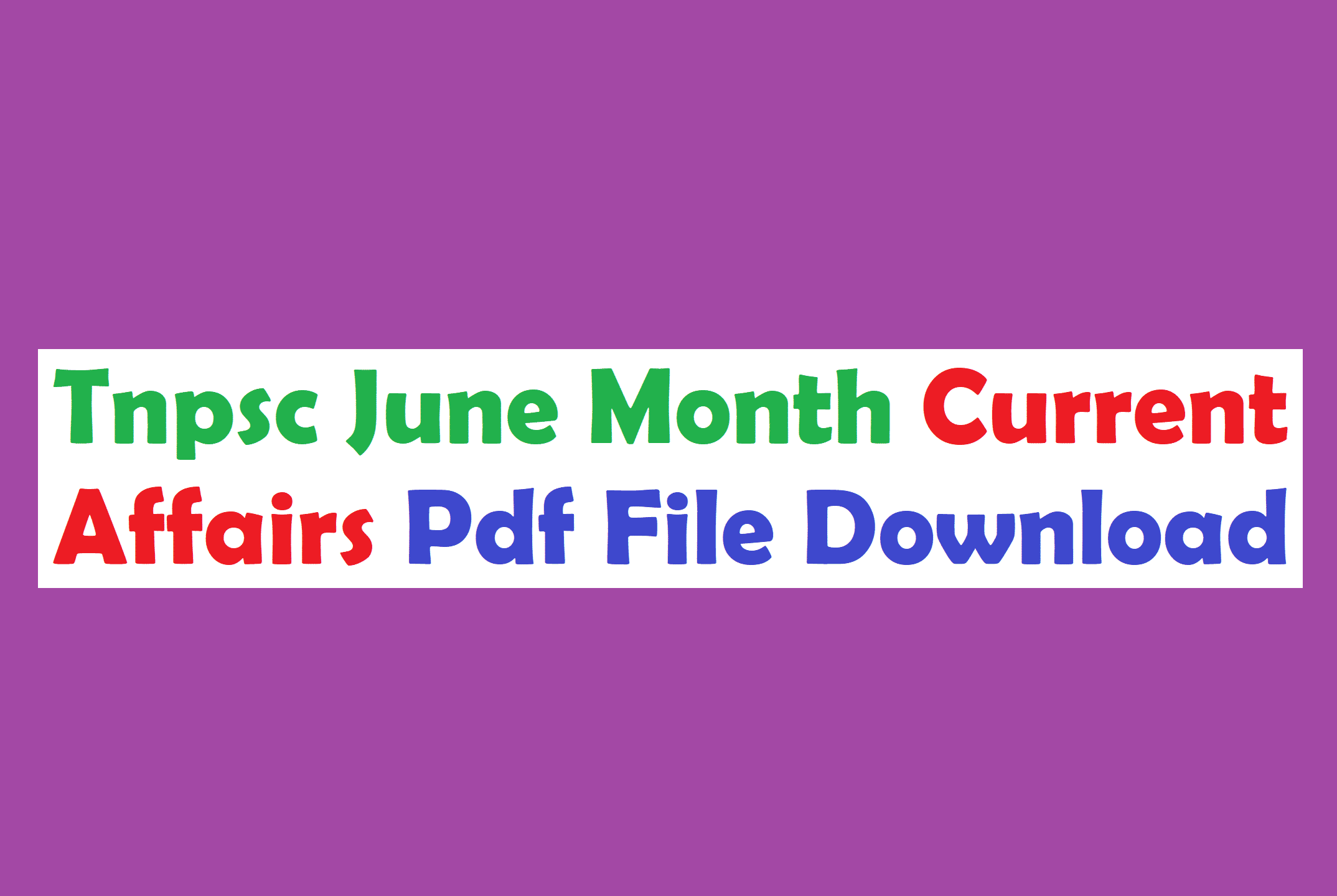 Tnpsc Current Affairs June Month 2024 in Tamil Pdf WINMEEN