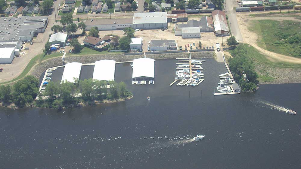 Aerial View of Winona Marina Winona Marina