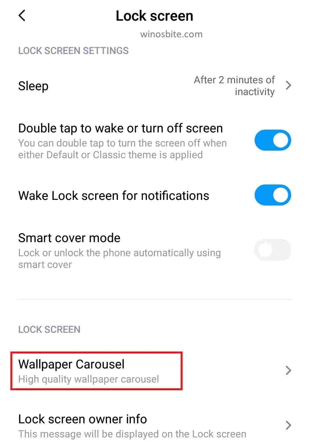 How To Remove Photo From Wallpaper Carousel HOWTOERMOV