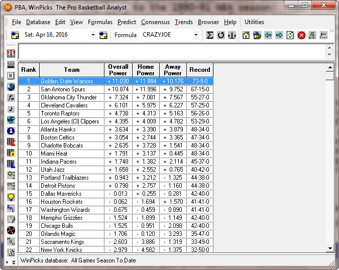 WinPicks Sports Handicapping Software