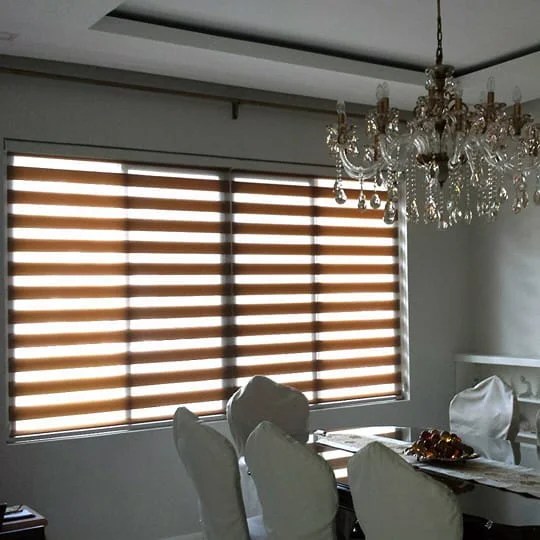 Dual Shade Soft Orange Window Blinds Philippines