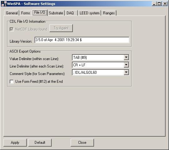WinSPA HTML help