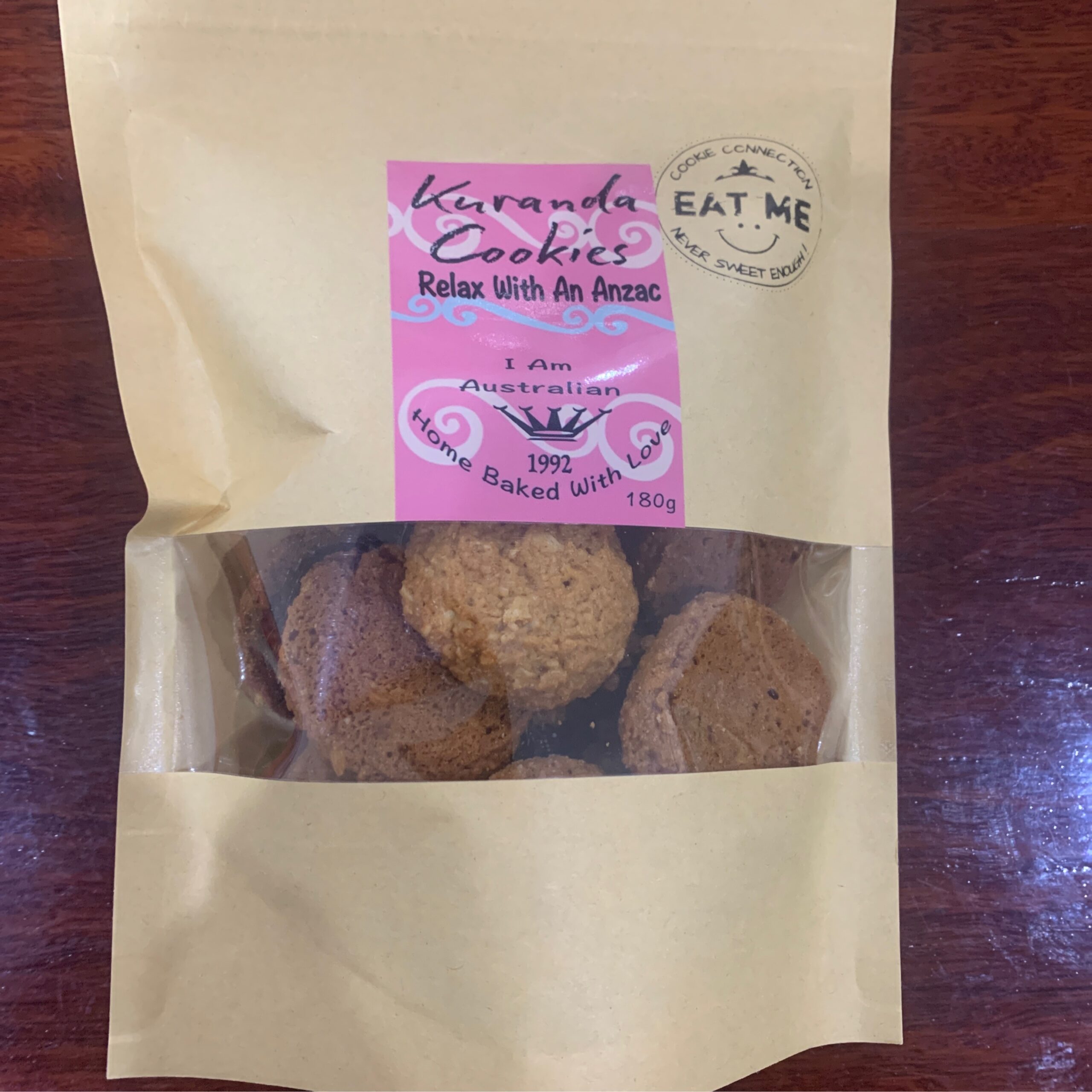 Kuranda Cookies Anzac 180gms Winter & Mann