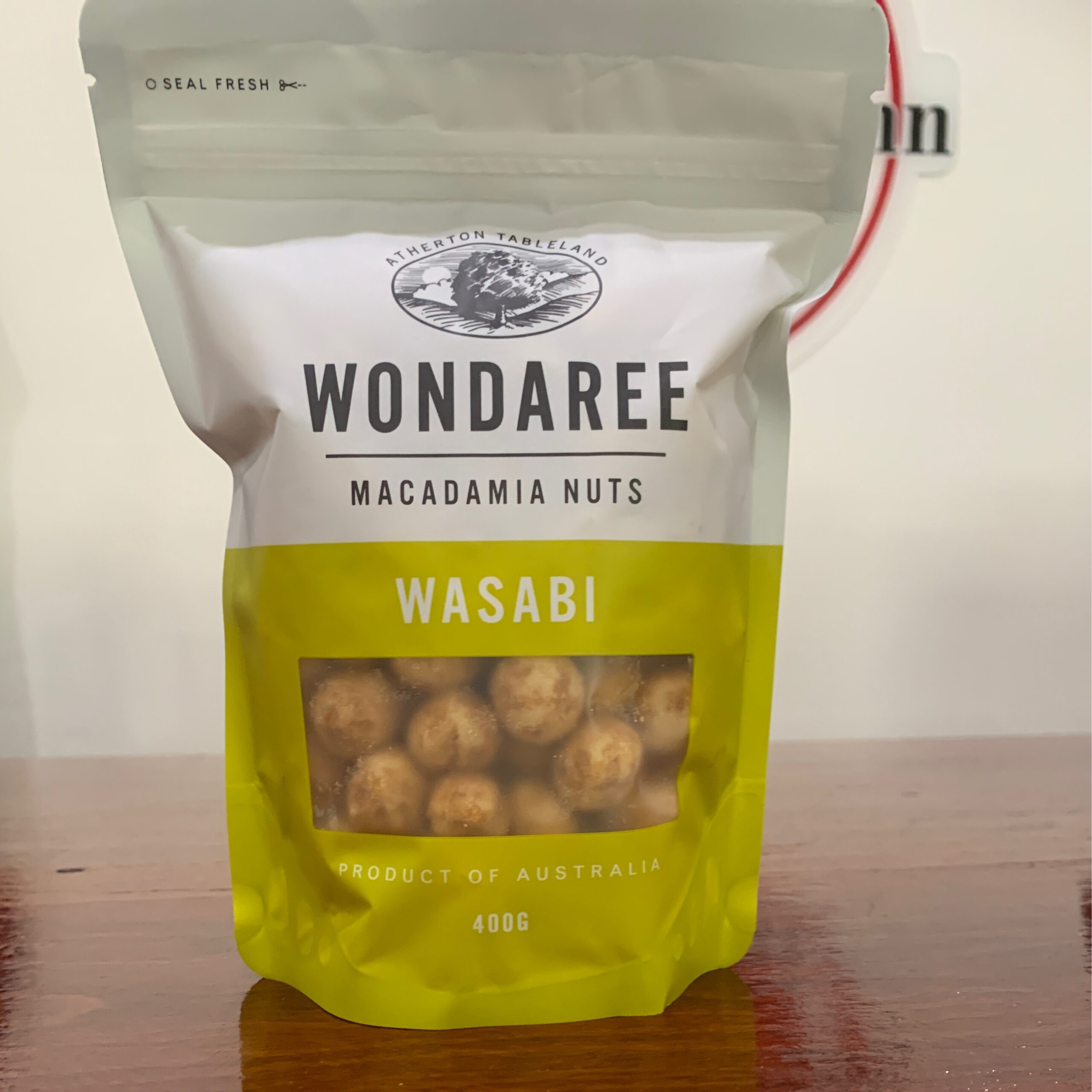 Wondaree Macadamia Nuts Wasabi 400gms Winter & Mann