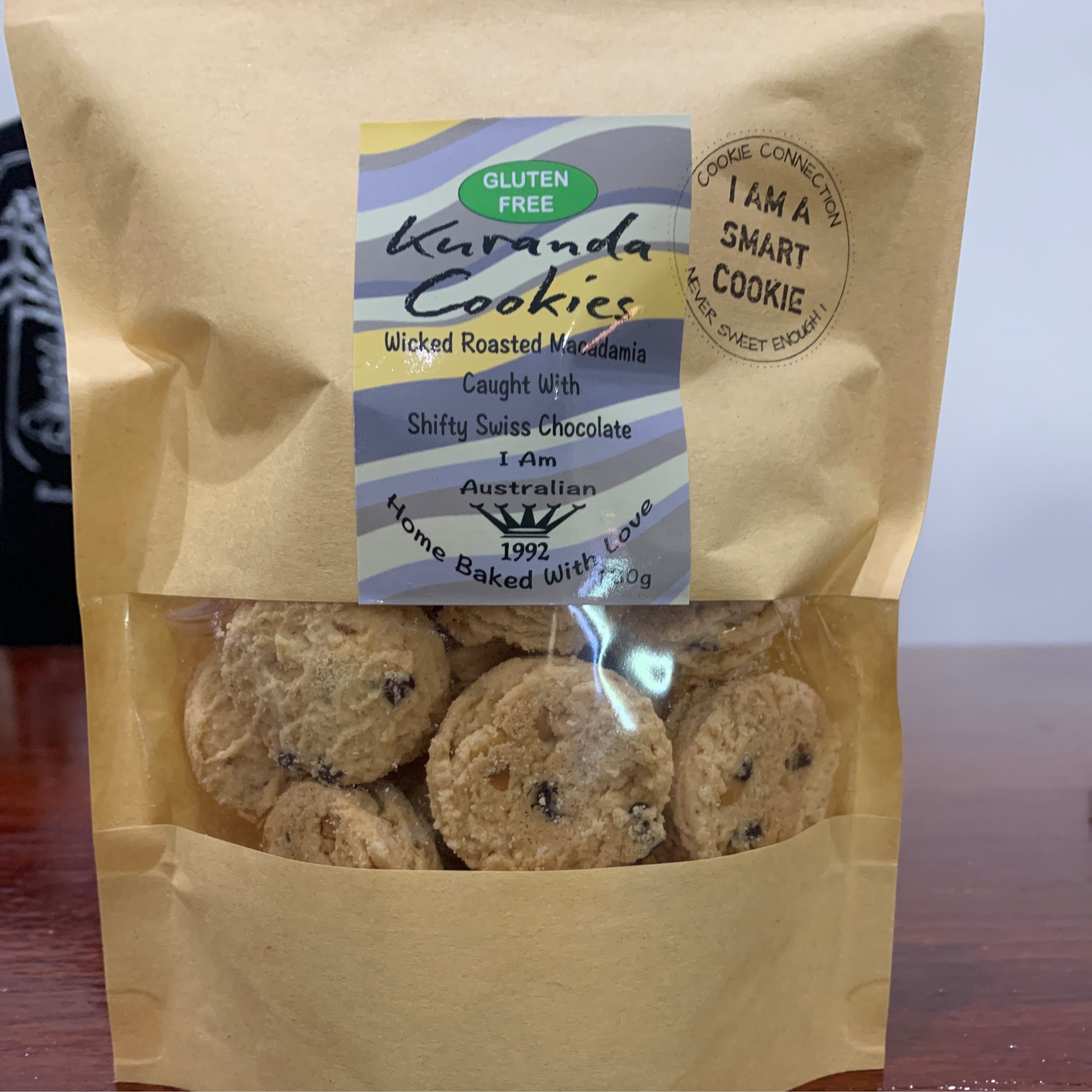Kuranda Cookies Wicked Roasted Macadamia 180 Gms Winter & Mann