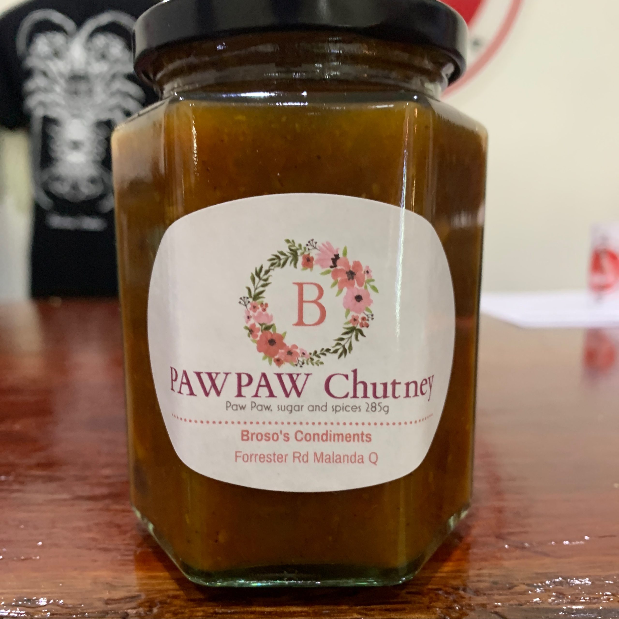 Broso’s Pawpaw Chutney Winter & Mann