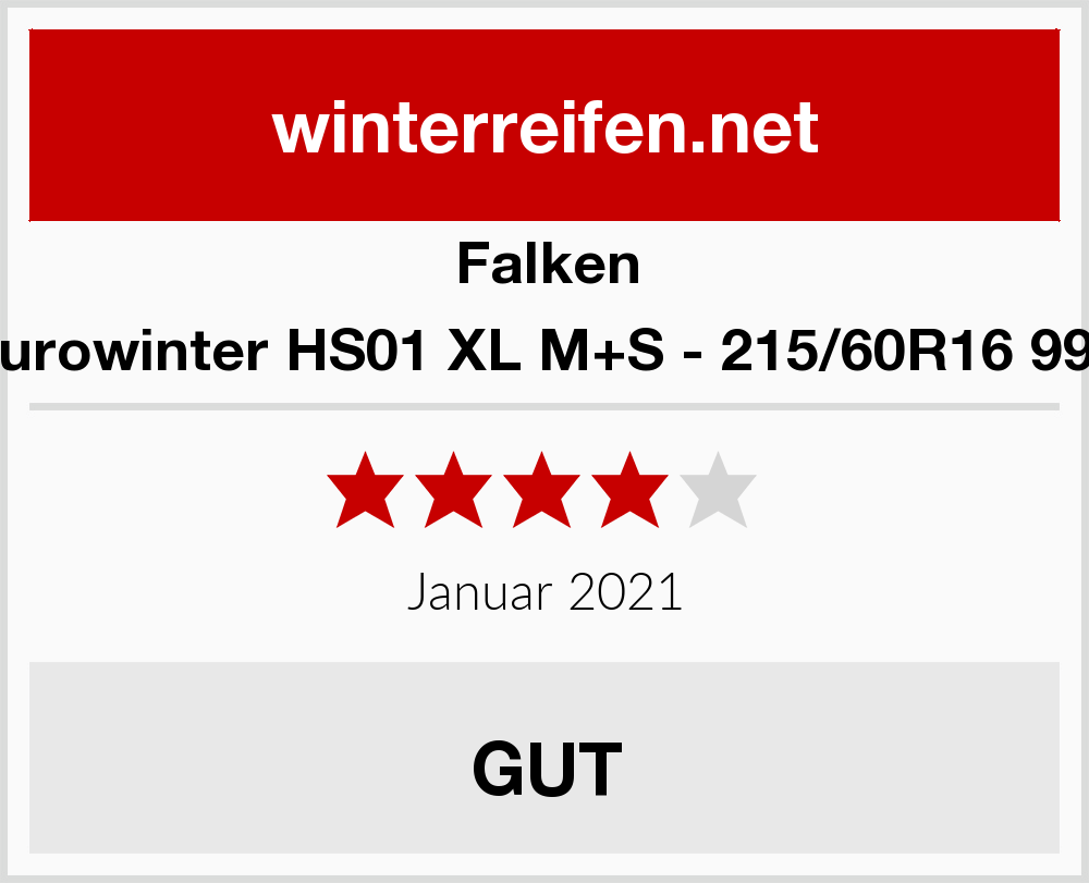 Falken Eurowinter HS01 XL M+S 215/60R16 99H Winterreifen