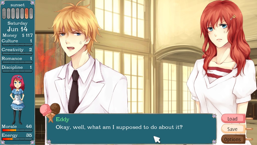 Always Remember Me a otome dating sim game with life simulation gameplay