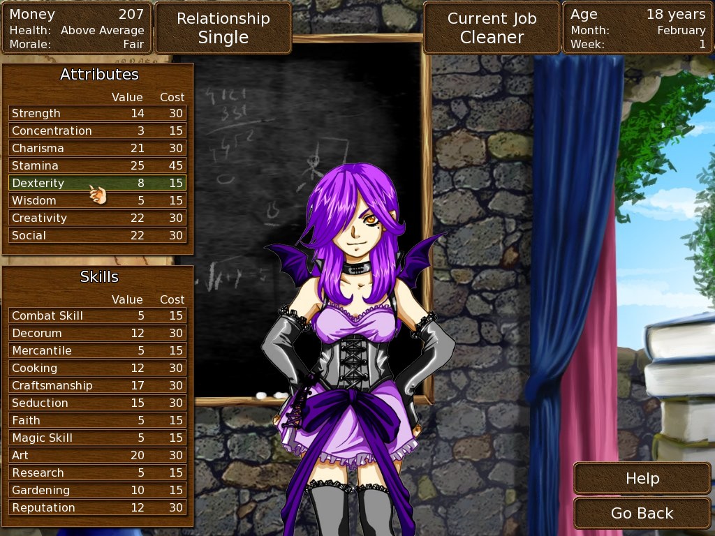 Spirited Heart Deluxe Fantasy Life Simulation game