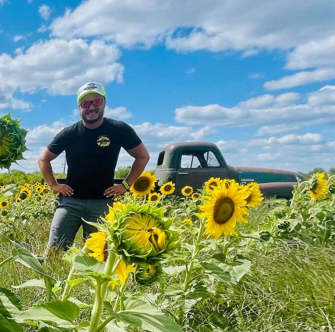 Sunflowers spreading the sunshine in Gibbon Winthrop News