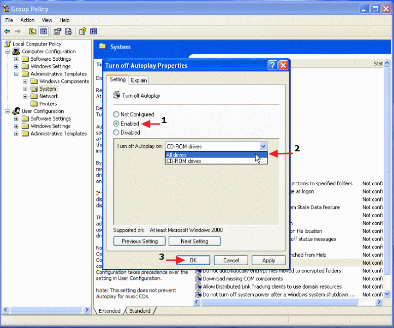 How to Disable AutoPlay and Autorun features in Windows 7, Vista, XP