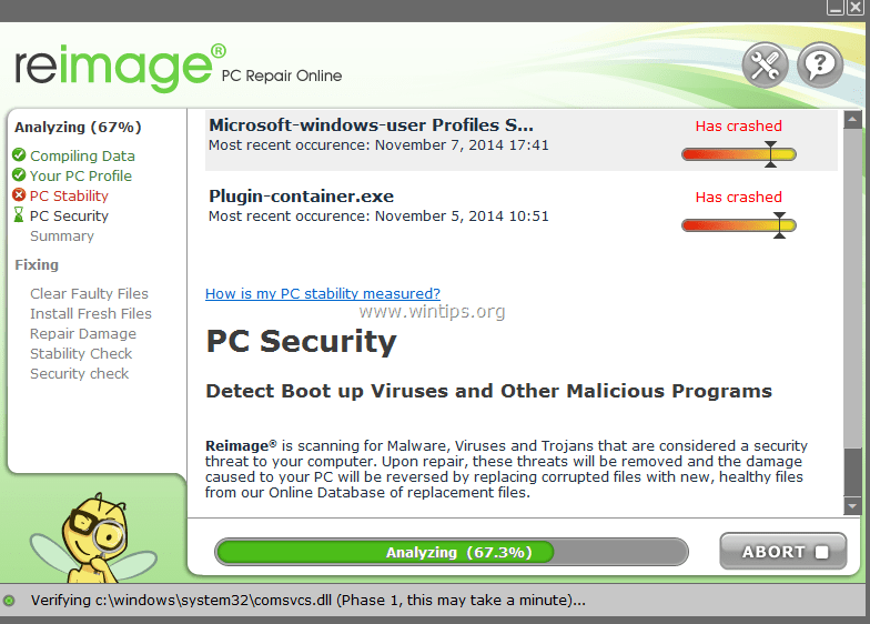 Remove ReImage PC Repair Online (Potentially Unwanted Program