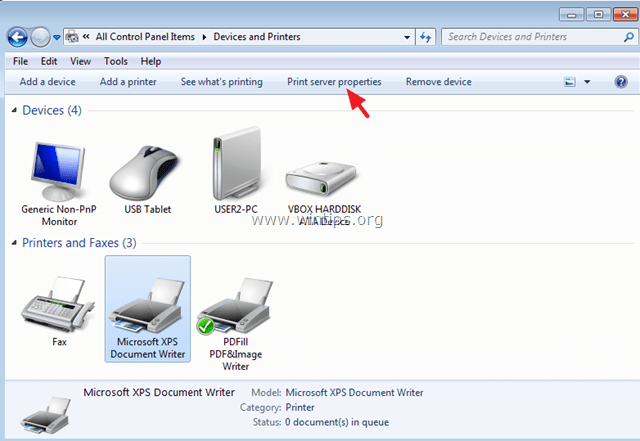 Fix Printer properties Features section missing in Windows 10